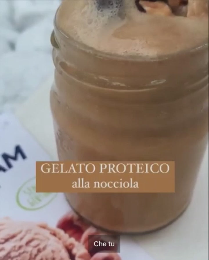 Gelato proteico alla nocciola senza zucchero aggiunto - Why Nature