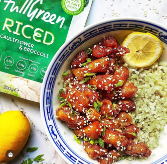 Riso di cavolfiore con broccoli cucinato Fullgreen