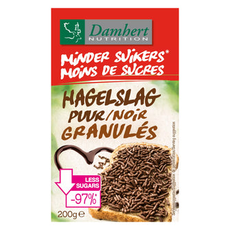 Sprinkles di cioccolato senza zucchero Damhert