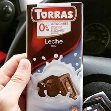 Cioccolato al latte senza zucchero aggiunto light Torras