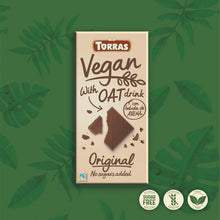 Cioccolato vegano con avena senza zucchero aggiunto - Torras
