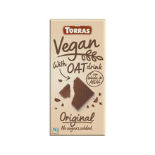 Cioccolato vegano con avena zucchero aggiunto Torras
