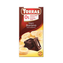Cioccolato fondente banana senza zucchero aggiunto Torras