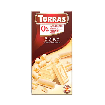 Cioccolato bianco senza zucchero aggiunto Torras