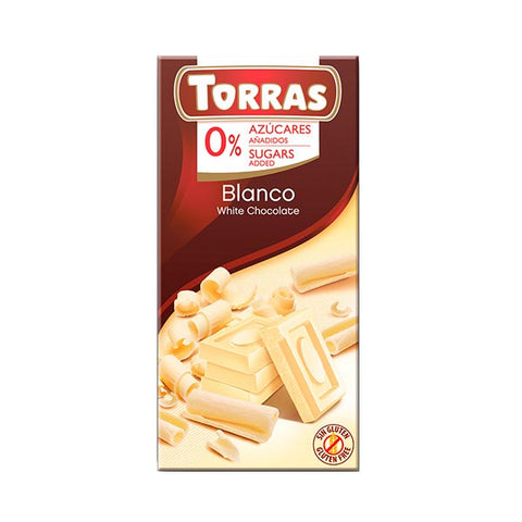 Cioccolato bianco senza zucchero aggiunto Torras