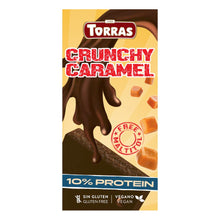 Cioccolato proteico crunchy al caramello senza zuccheri aggiunti Torras