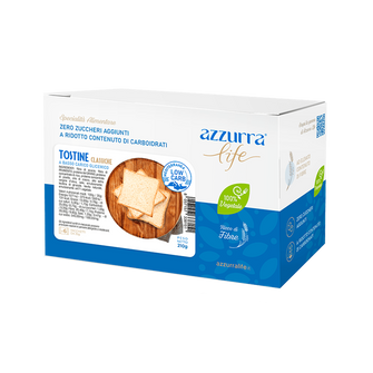 Tostine dolci vegan low carb - Azzurra Life