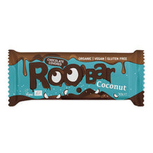 Barretta BIO vegan al cocco ricoperta di cioccolato - RooBar