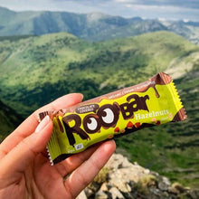 Barretta BIO vegan alle nocciole ricoperta di cioccolato gluten free- RooBar