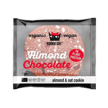 Biscotto vegan mandorle e cioccolato - Kookie Cat