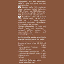 COFFRIGO Oat Milk Mokka ingredienti