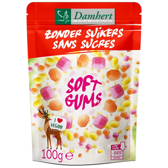 Caramelle gommose vegan senza zucchero - Damhert