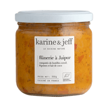 Composta di lenticchie verdure e latte di cocco bio - Karine & Jeff