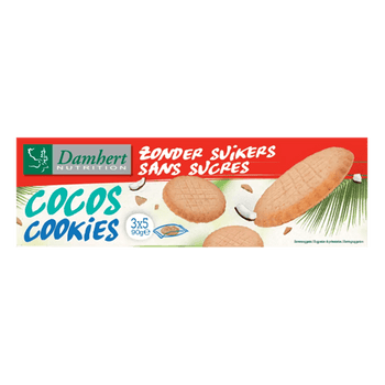 Biscotti al cocco senza zucchero - Damhert