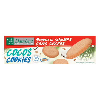 Biscotti al cocco senza zucchero - Damhert