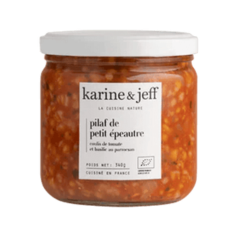 Farro con pomodoro basilico e parmigiano bio - Karine & Jeff