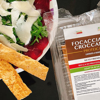 Focaccia Proteica Croccante keto- Ri.Ma Benessere