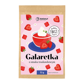 Gelatina alla fragola senza zucchero - Krukam