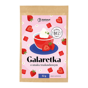 Gelatina alla fragola senza zucchero - Krukam