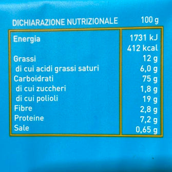 Giusto Novellino senza zucchero valori nutrizionali