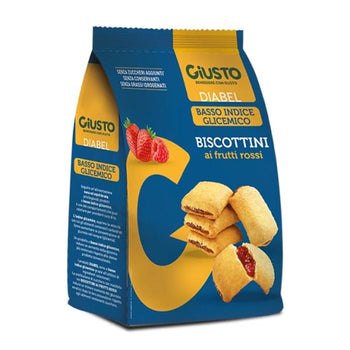 Giusto Diabel Biscottini ai frutti rossi senza zuccheri