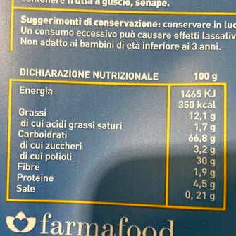 Giusto Diabel Biscottini alla mela senza zuccheri aggiunti valori nutrizionali