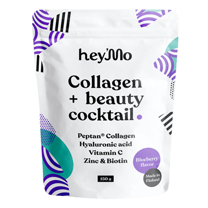 Collagen Beauty Cocktail gusto mirtillo - hey’Mo