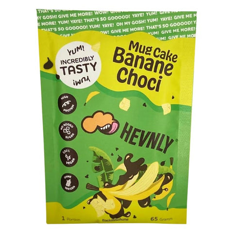 Mug Cake vegan alla banana e cioccolato - Hevnly
