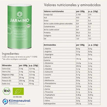 Bio Collagen valori nutrizionali- Jarmino
