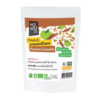 Bio Muesli croccante mela e cannella - Kokoji