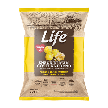 Snack di mais al formaggio - LifeSnack