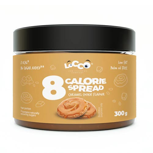 8 calorie Cream Caramel Cookie flavor - LOCCO