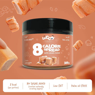 8 calorie Cream Salted Caramel senza zucchero- LOCCO