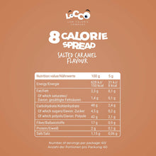 8 calorie Cream Salted Caramel valori- LOCCO