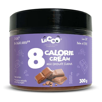 8 calorie Cream Milk Chocolate - LOCCO