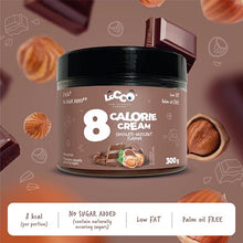 8 calorie crema nocciole cioccolato senza zucchero- LOCCO