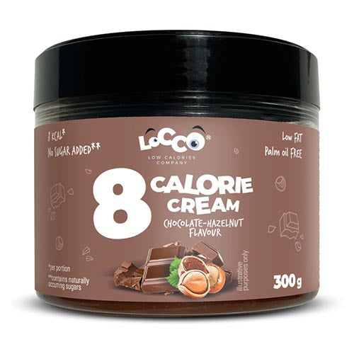 8 calorie Cream Chocolate Hazelnut - LOCCO