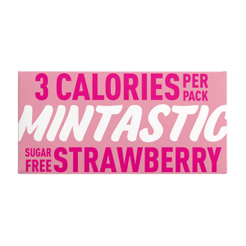 Mentine alla fragola dolcificate con eritritolo - Mintastic