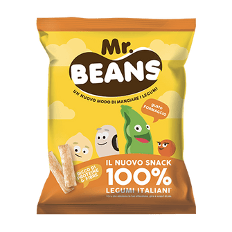 Snack di legumi italiani gusto formaggio 16g - Mr Beans