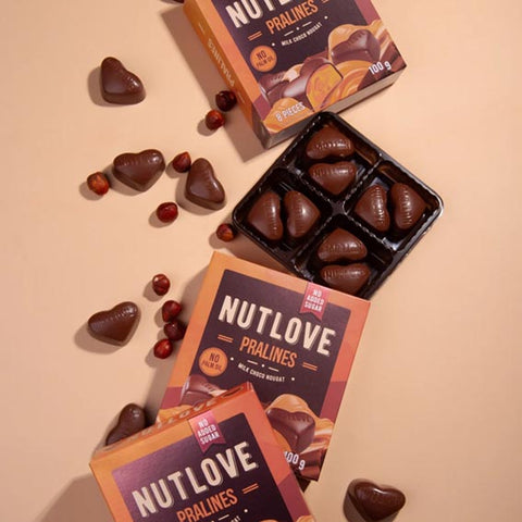 Nutlove Praline Milk Choco torrone - All Nutrition