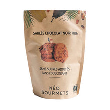Biscotti al cioccolato fondente 70% bio 35g - Néo Gourmets