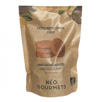 Biscotti al cocco e limone bio 35g - Néo Gourmets