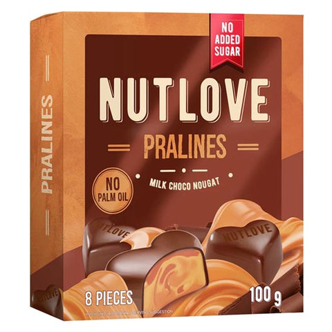 Nutlove Praline Milk Choco Nougat - All Nutrition