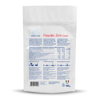 Pancake Zero al cacao mix valori nutrizionali e ingredienti- Nuvola Zero