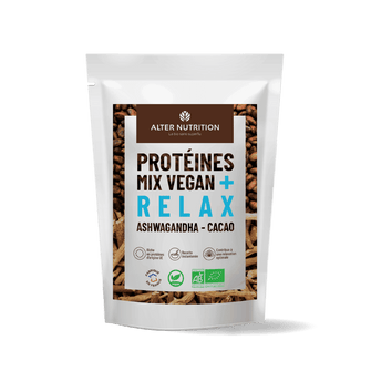 Bio Ashwagandha Cacao Relax proteine vegane - Alter Nutrition