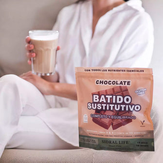 Shake sostitutivo pasto vegan al cioccolato - Sidra Life