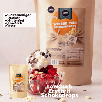 Mini gocce di cioccolato bianco light - Soulfood