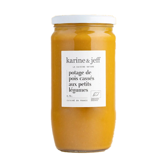 Zuppa di piselli e verdure biologica - Karine & Jeff