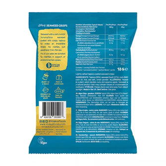 Chips di alghe Sea Salted al sale marino senza glutine - Abakus