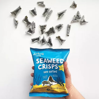 Chips di alghe Sea Salted al sale marino vegan- Abakus